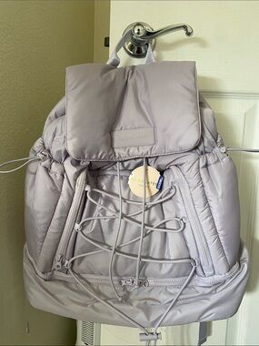 Sloane & Tate Lilac Puffer Backpack